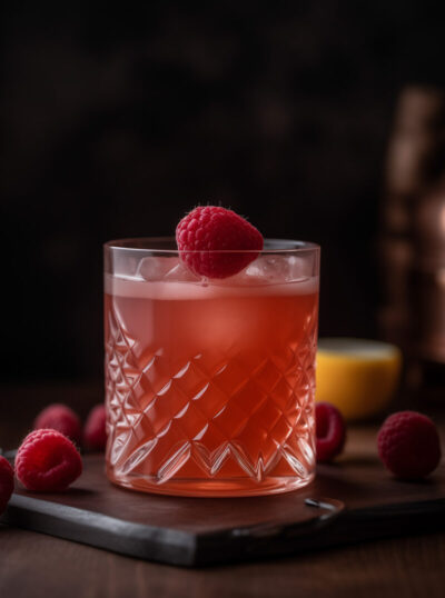 Raspberry Whiskey Sour