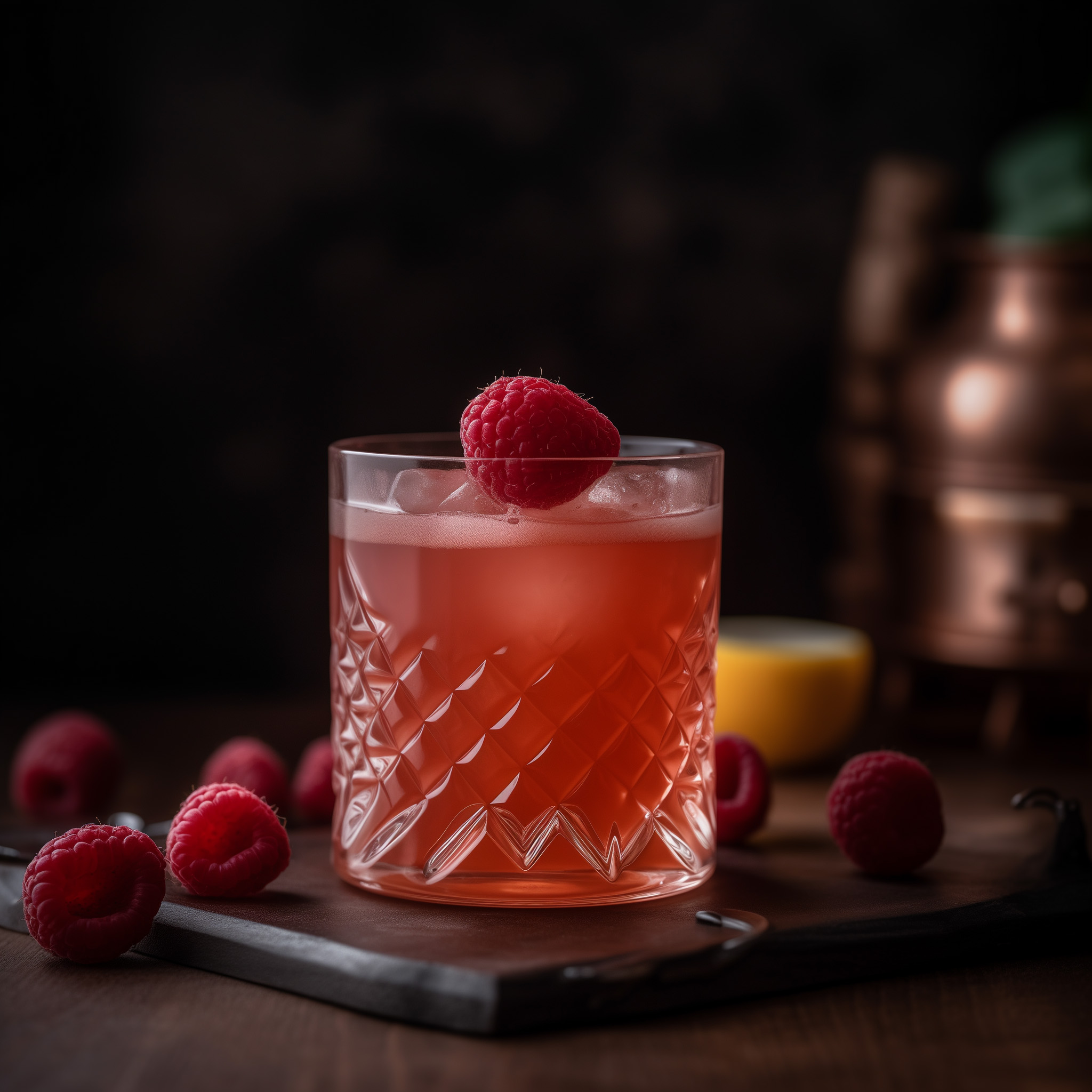 Photo of  Raspberry Whiskey Sour